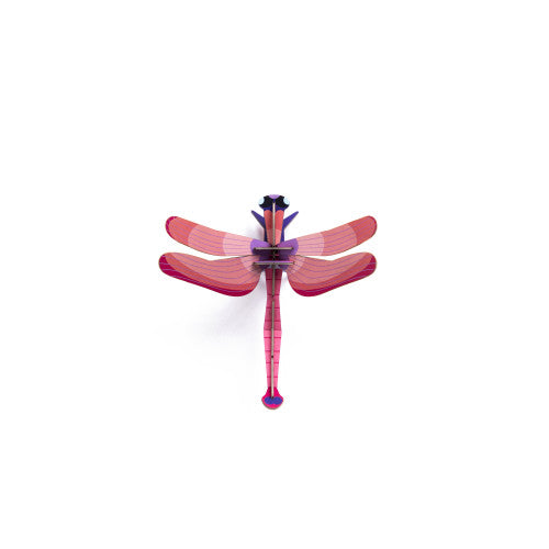 Ruby Dragonfly Wall Art