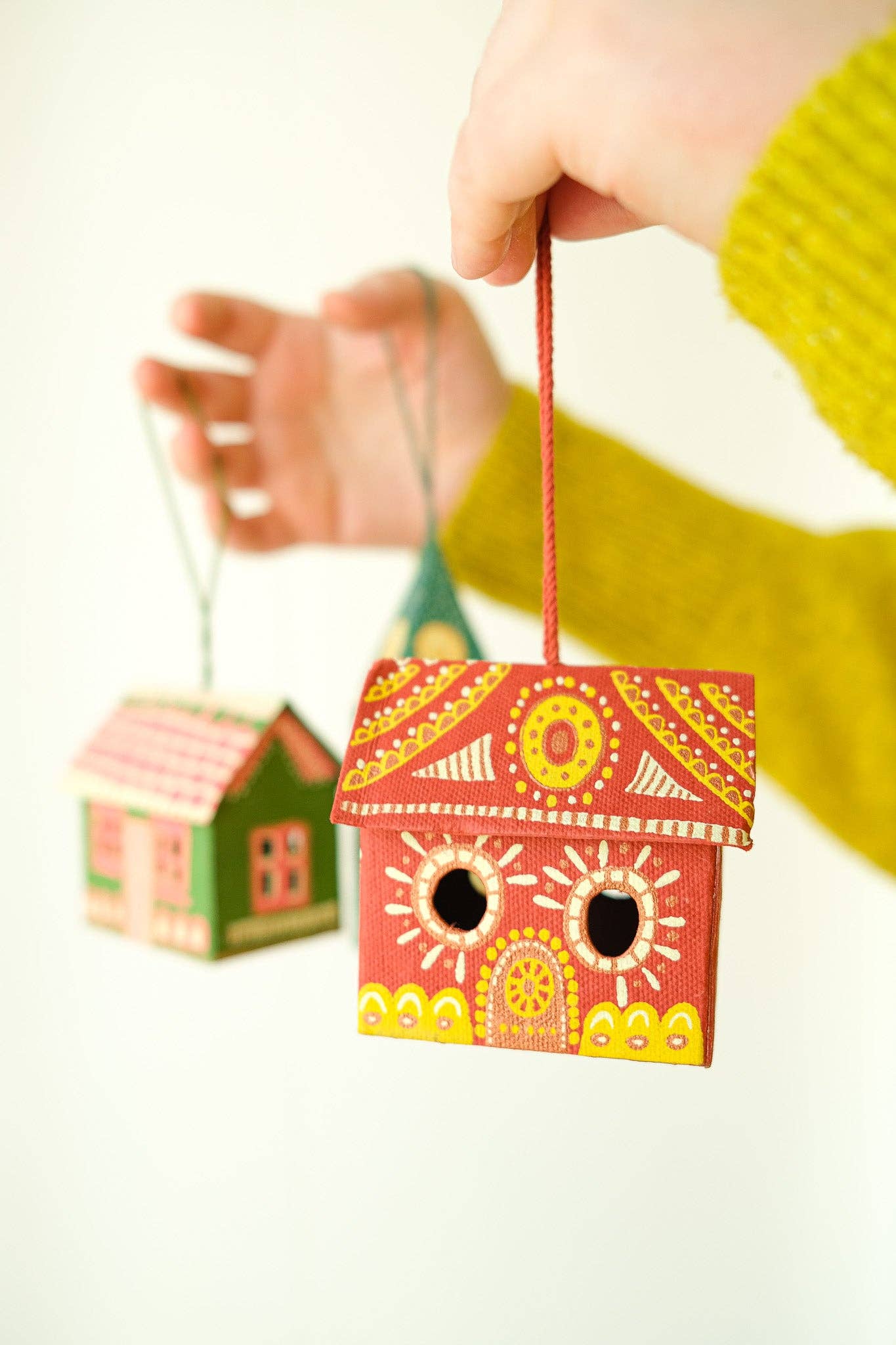 Gingerbread House Screen-Printed Board Decoration