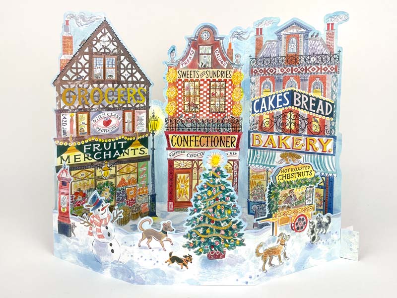 High Street Advent Calendar by Emily Sutton