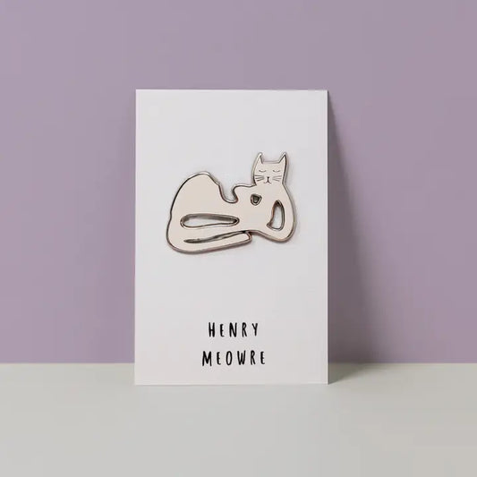 Henry Meowre Pin Badge