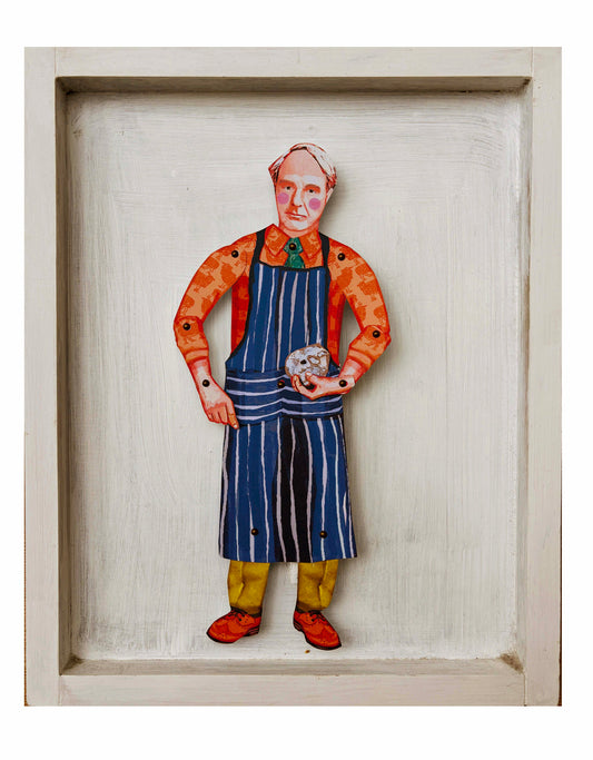 Henry Moore cut out and make paper puppet