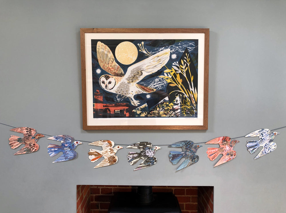 Whimsical Bird Garland