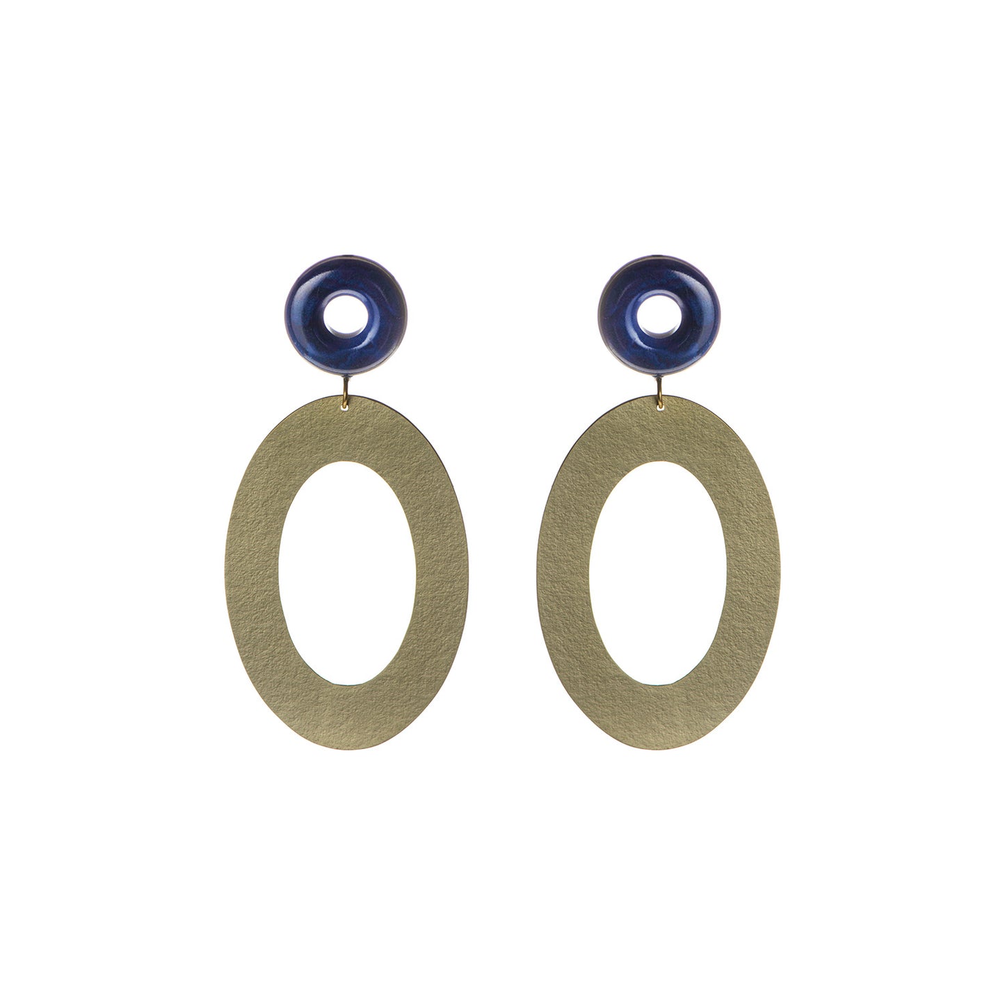 Vilma Oval Earrings