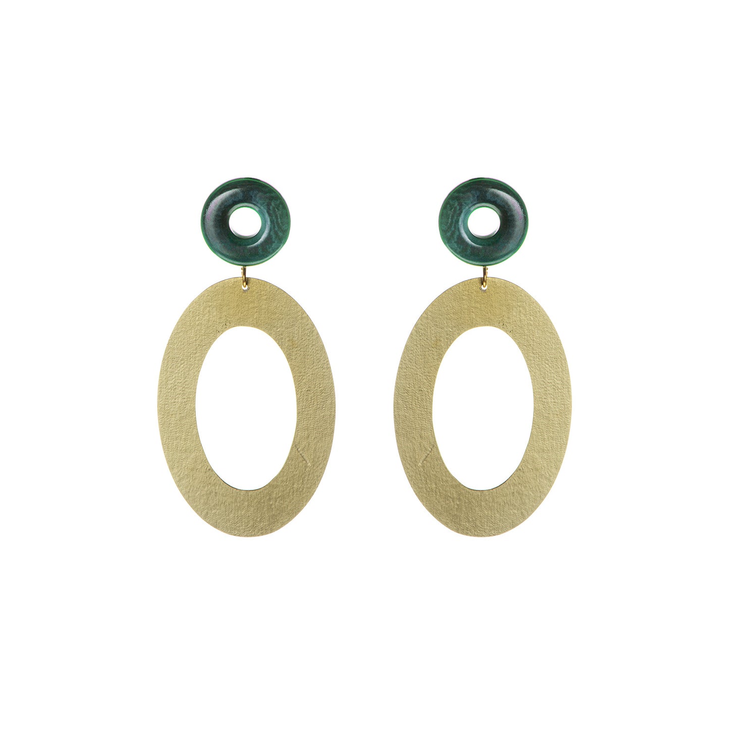Vilma Oval Earrings