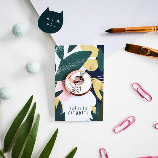 Barbara Catworth Pin Badge