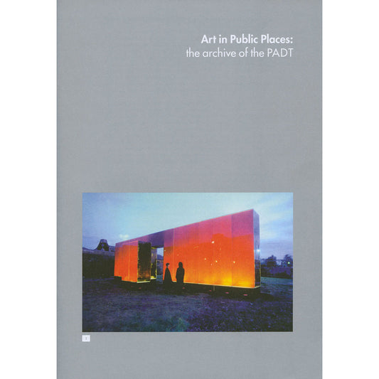 Art in Public Places: the archive of the PADT