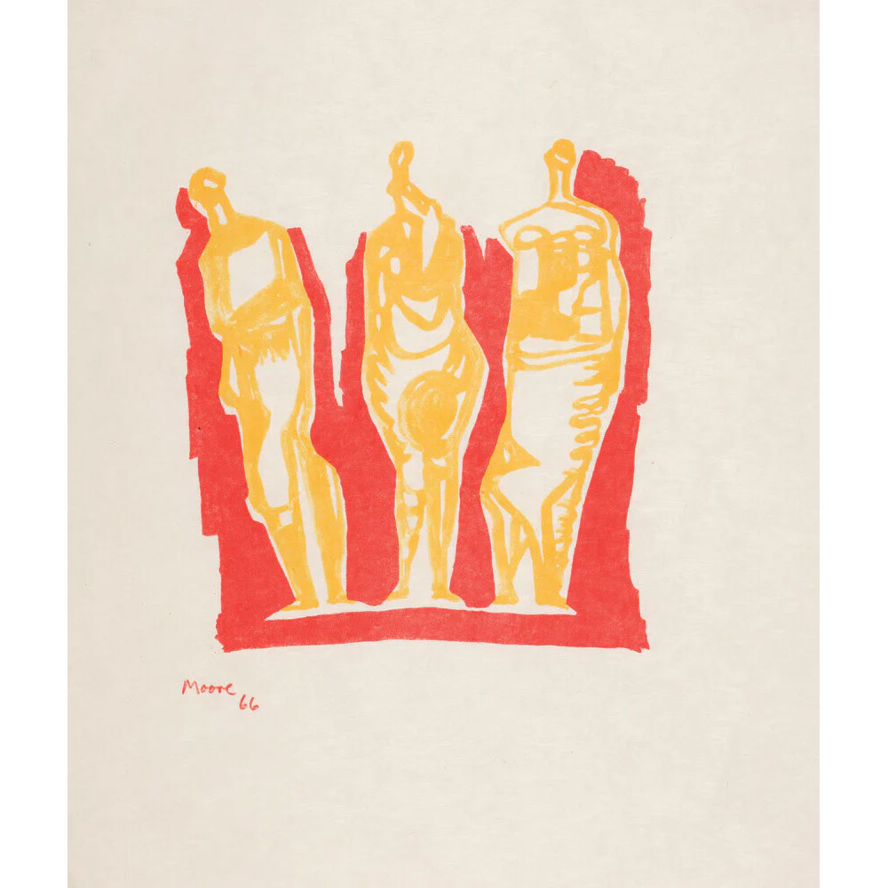 Three Standing Figures