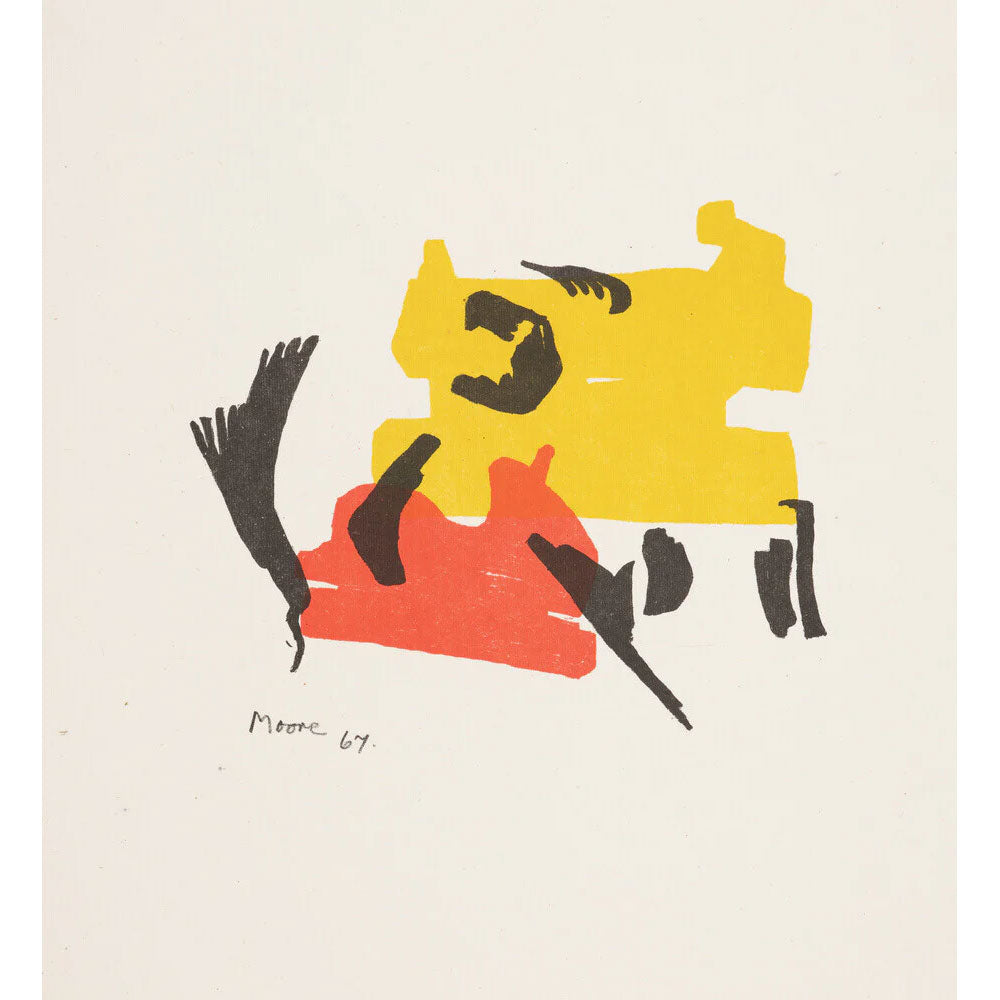 Two Forms in Red and Yellow