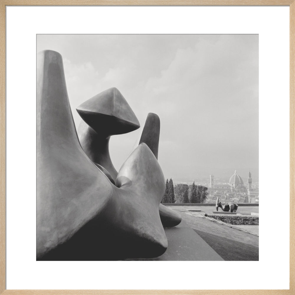 Three Piece Sculpture: Vertebrae and Reclining Figure