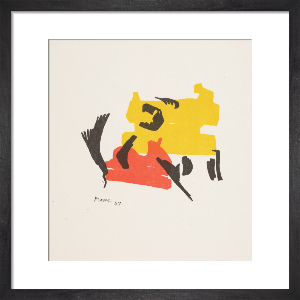 Two Forms in Red and Yellow