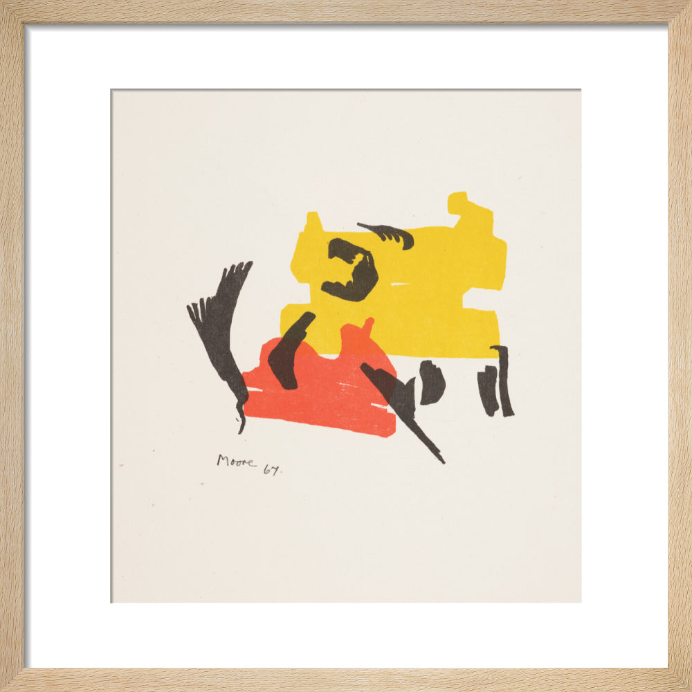 Two Forms in Red and Yellow