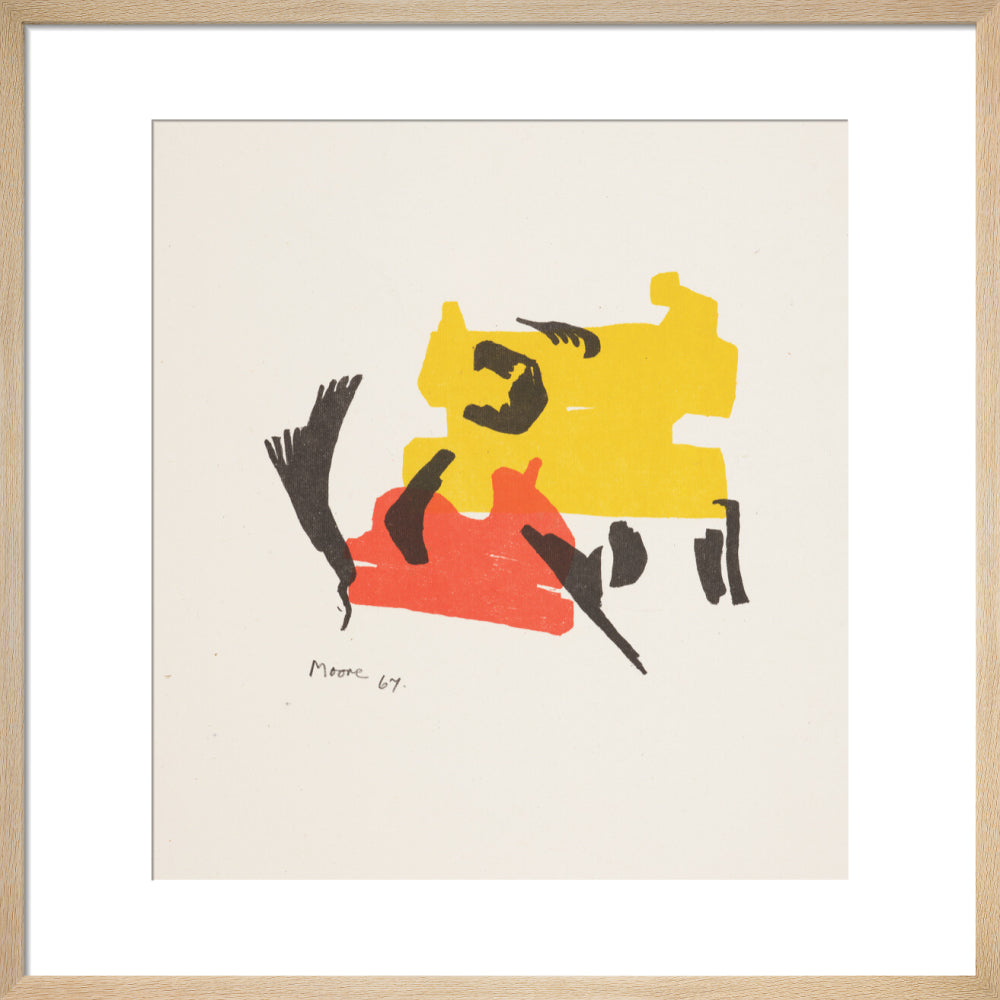 Two Forms in Red and Yellow