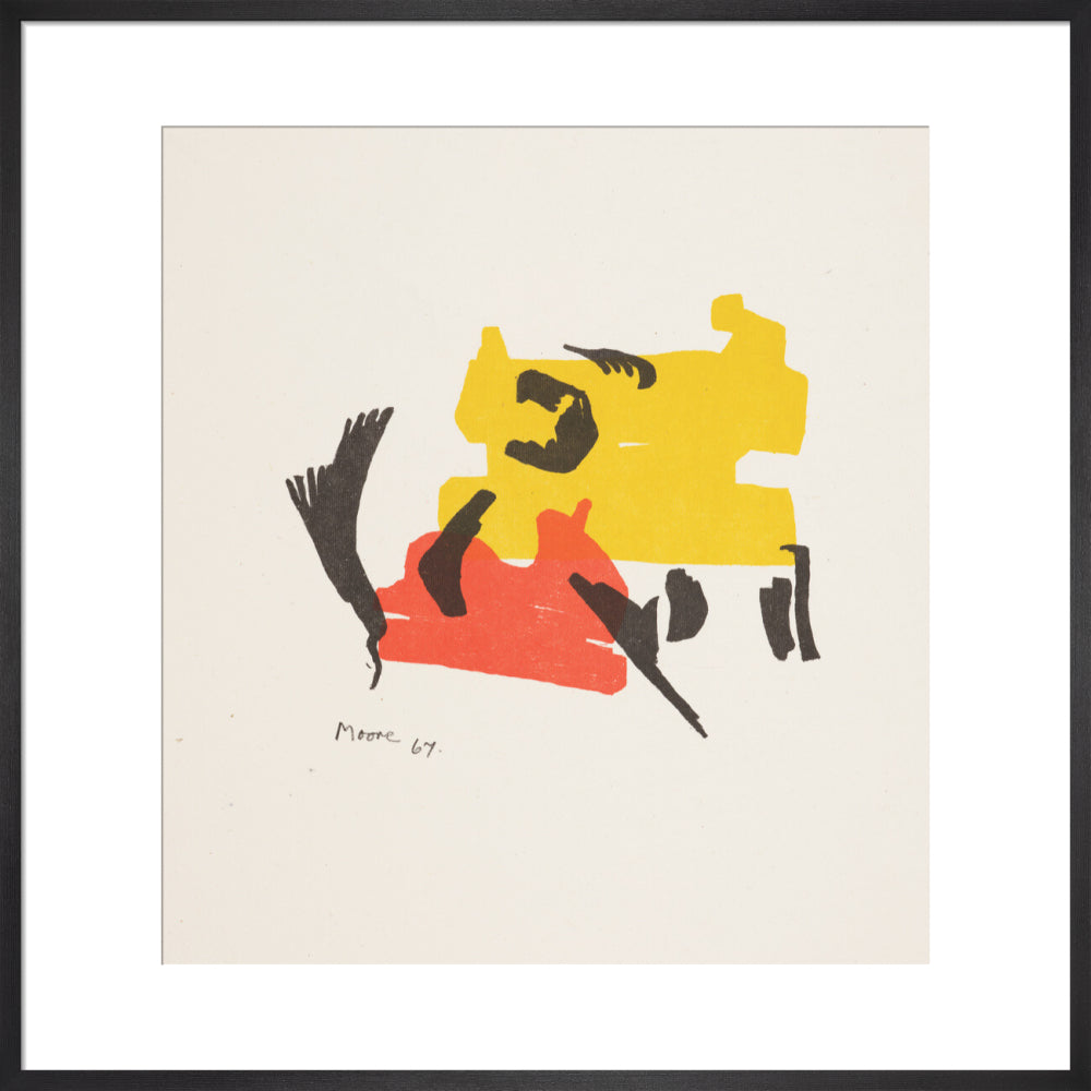 Two Forms in Red and Yellow
