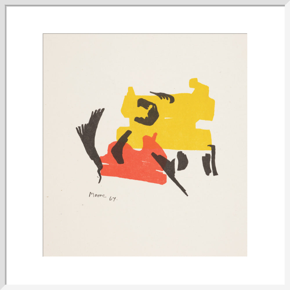 Two Forms in Red and Yellow
