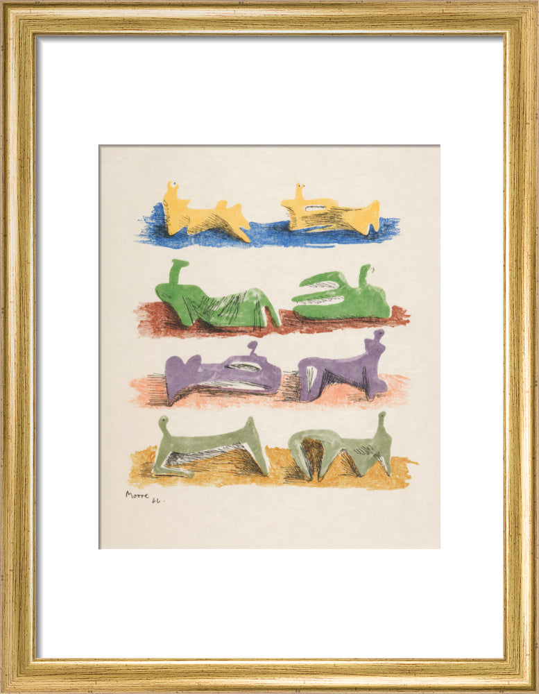 Eight Reclining Figures