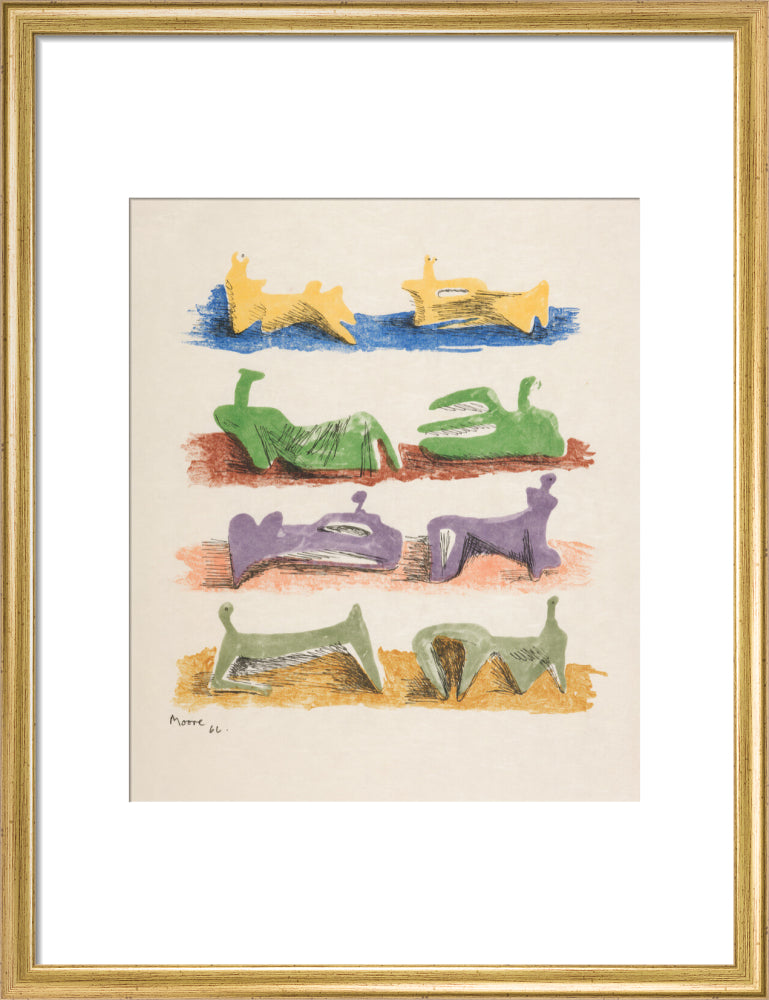 Eight Reclining Figures
