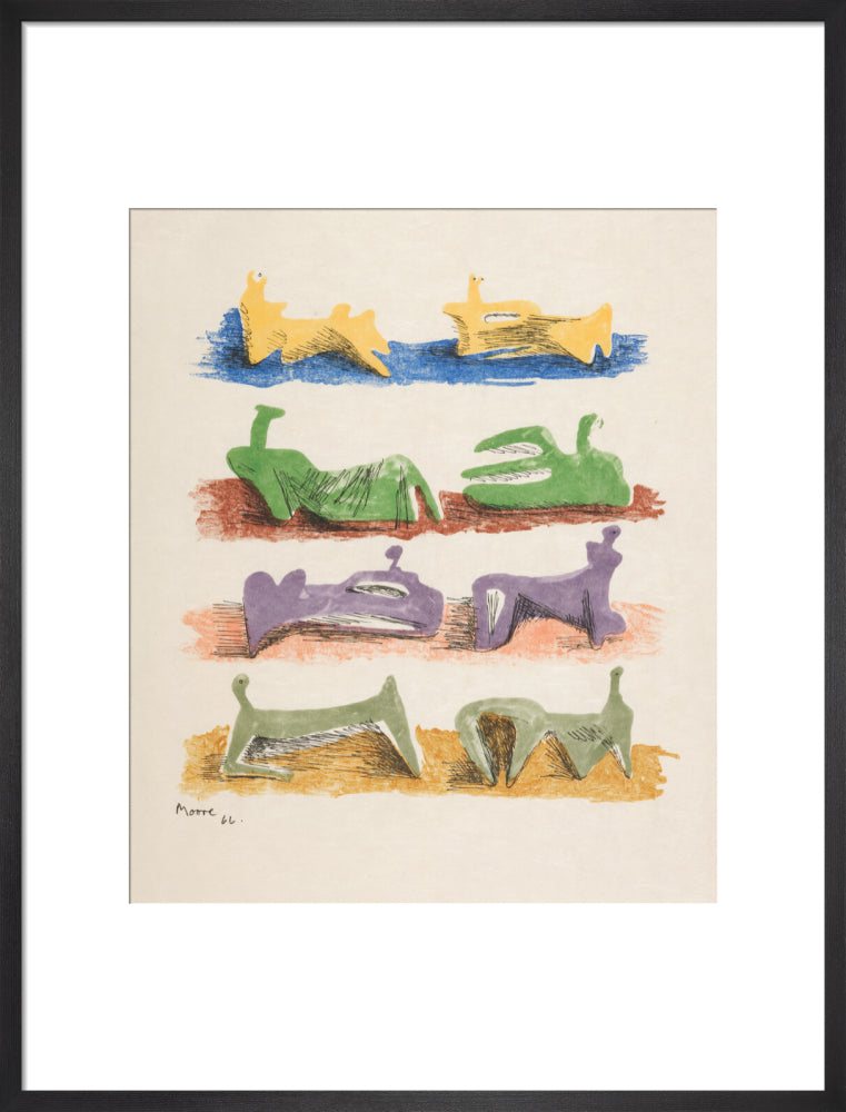 Eight Reclining Figures
