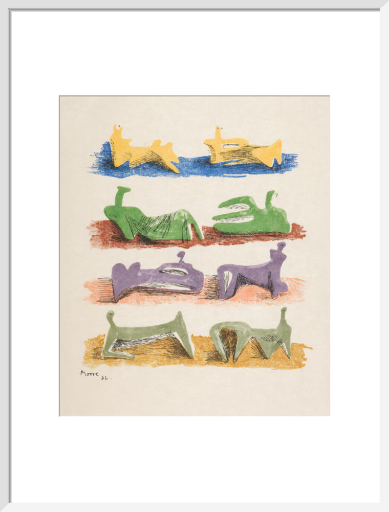 Eight Reclining Figures
