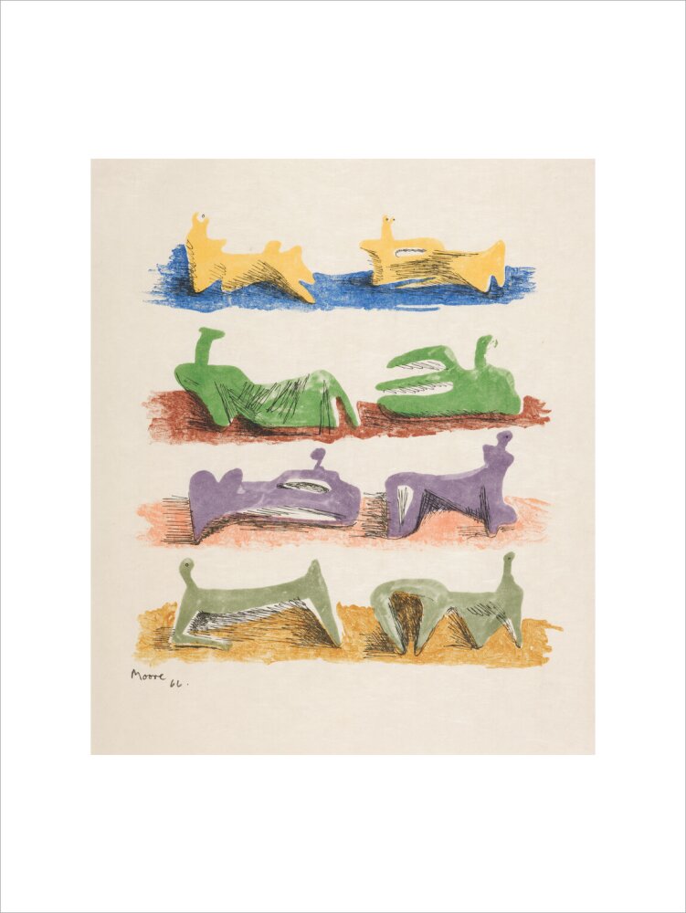 Eight Reclining Figures