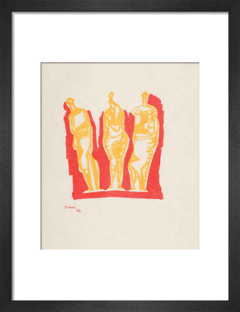 Three Standing Figures