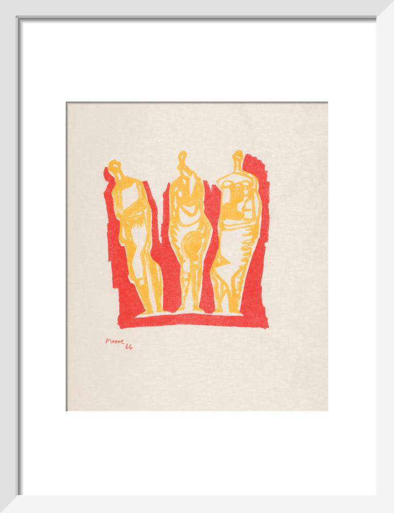 Three Standing Figures