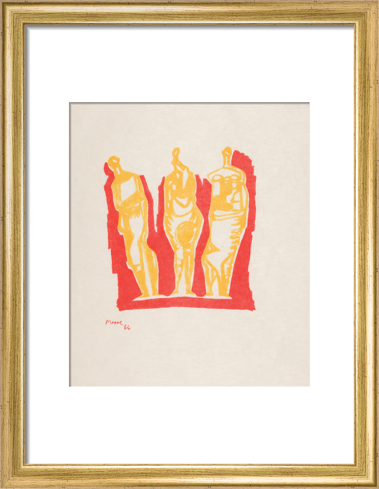 Three Standing Figures