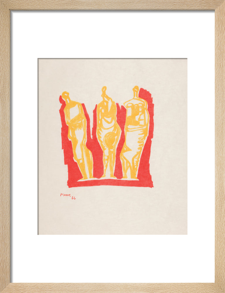 Three Standing Figures