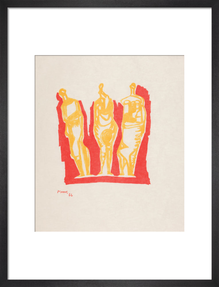 Three Standing Figures
