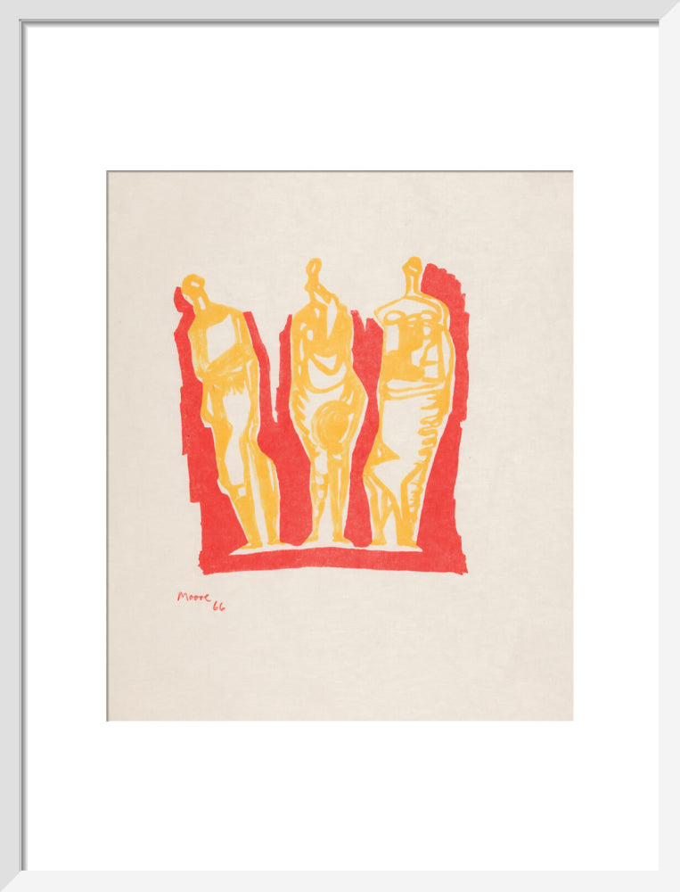 Three Standing Figures