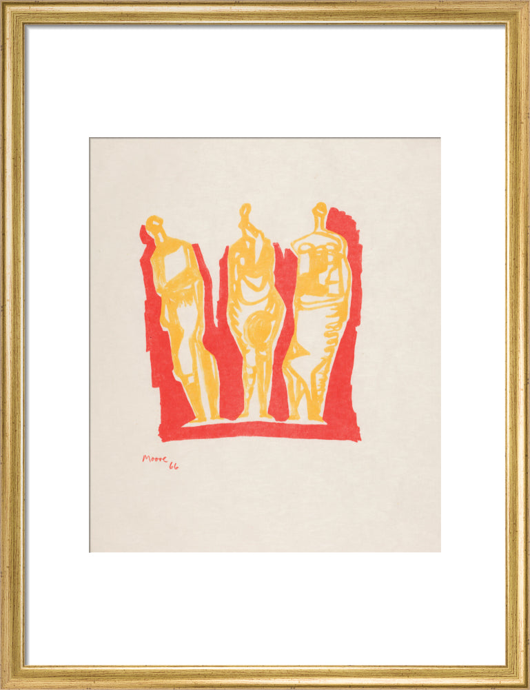 Three Standing Figures