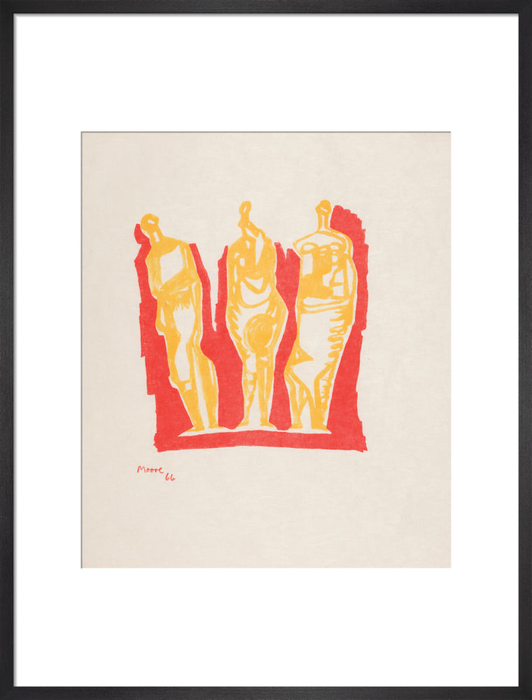 Three Standing Figures