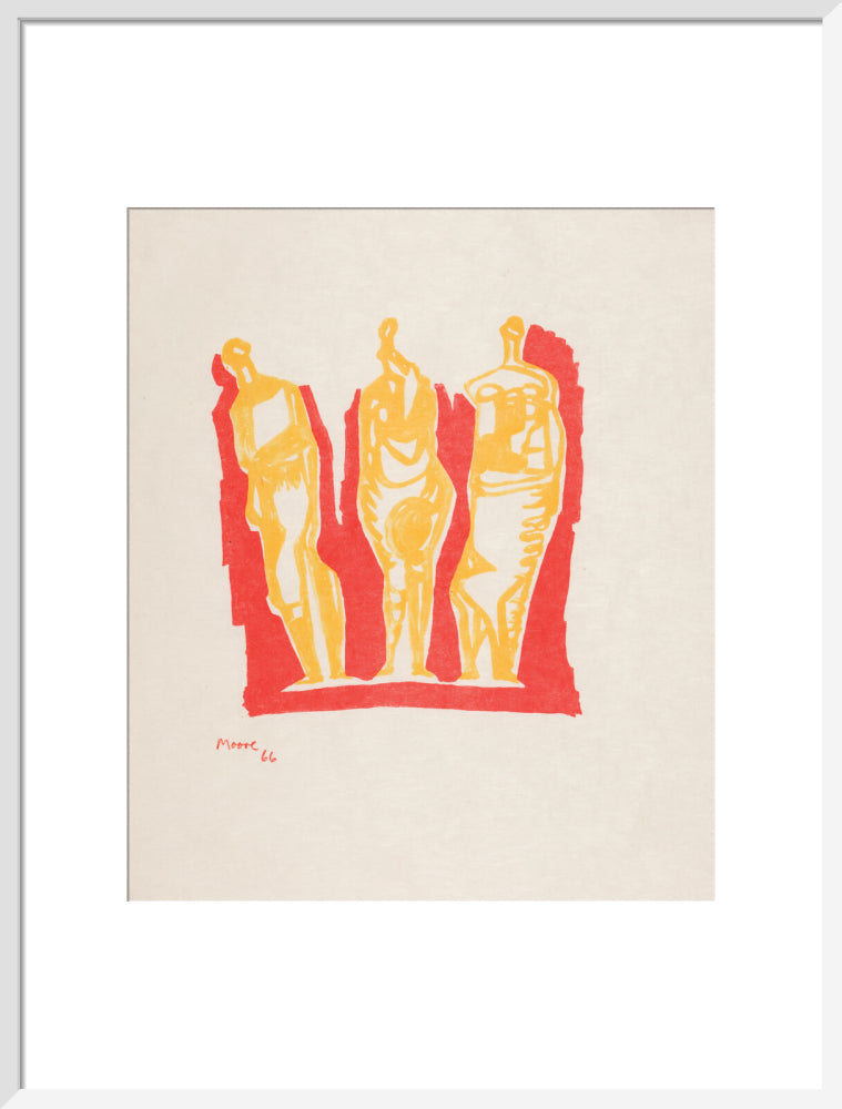 Three Standing Figures