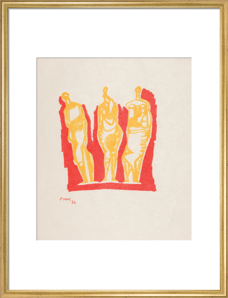 Three Standing Figures