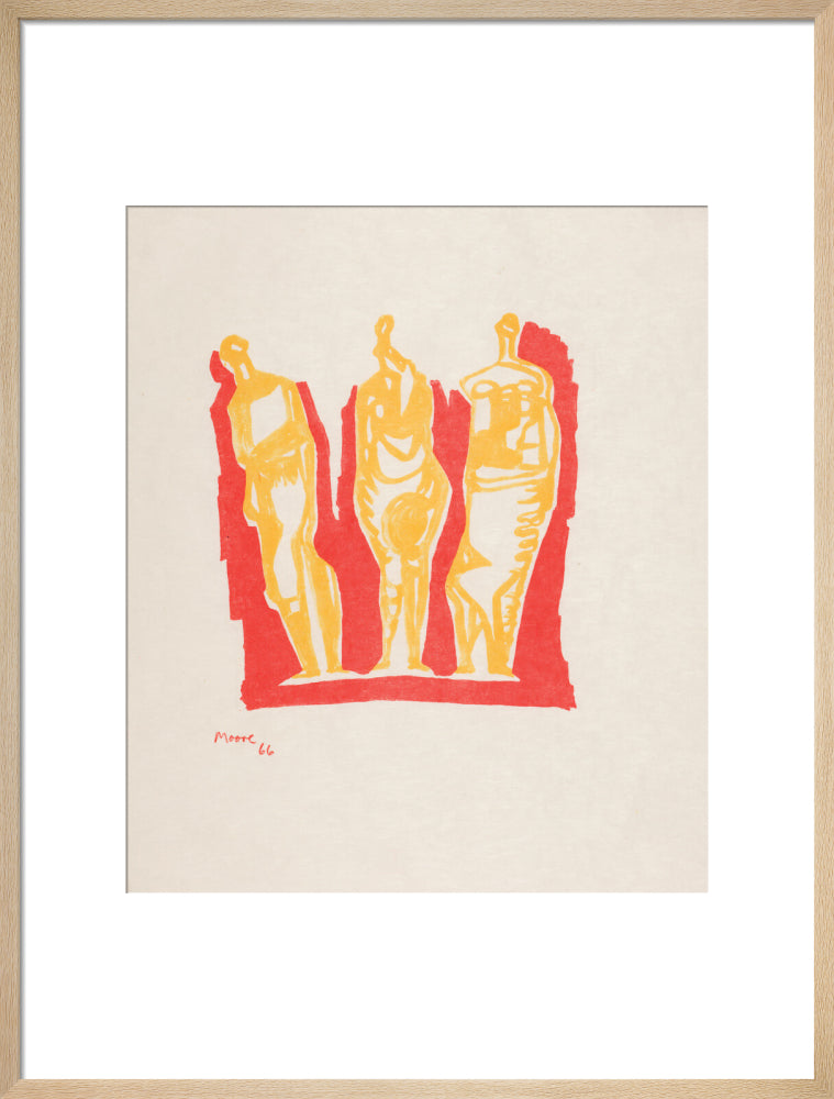 Three Standing Figures