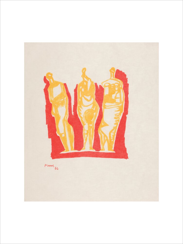 Three Standing Figures