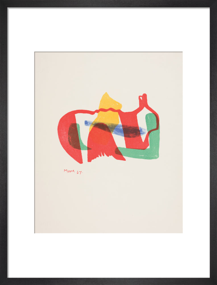Multicoloured Reclining Figure