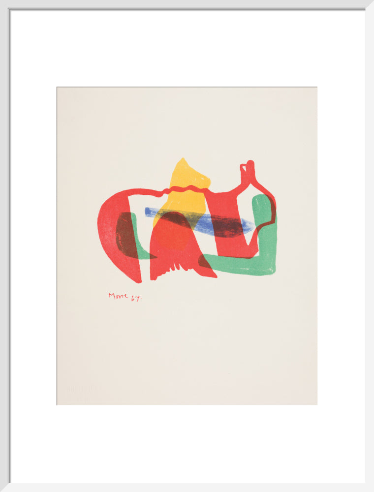 Multicoloured Reclining Figure