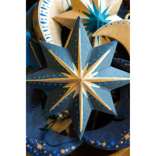 Twinkling Star Screen-Printed Board Decoration