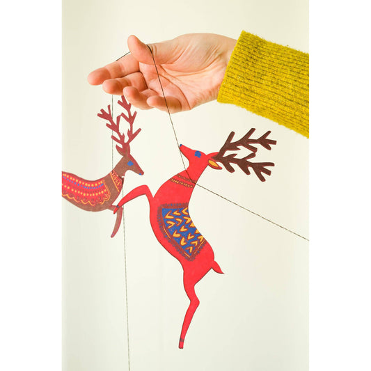 Reindeers Sewn Garland