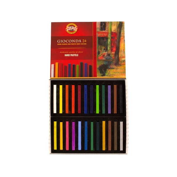 Oil/Chalk Pastels - Pack of 24 mixed colours Gioconda Carres