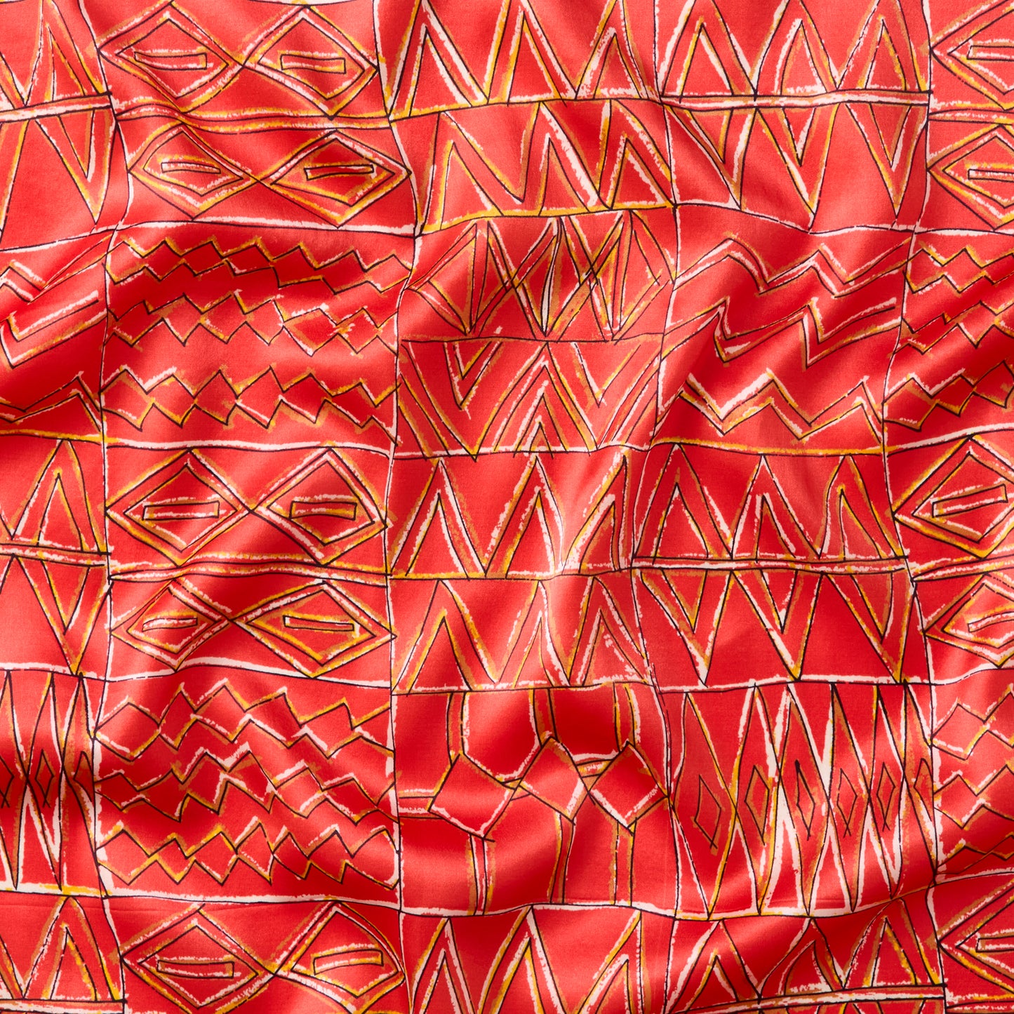 Scarf Red Silk