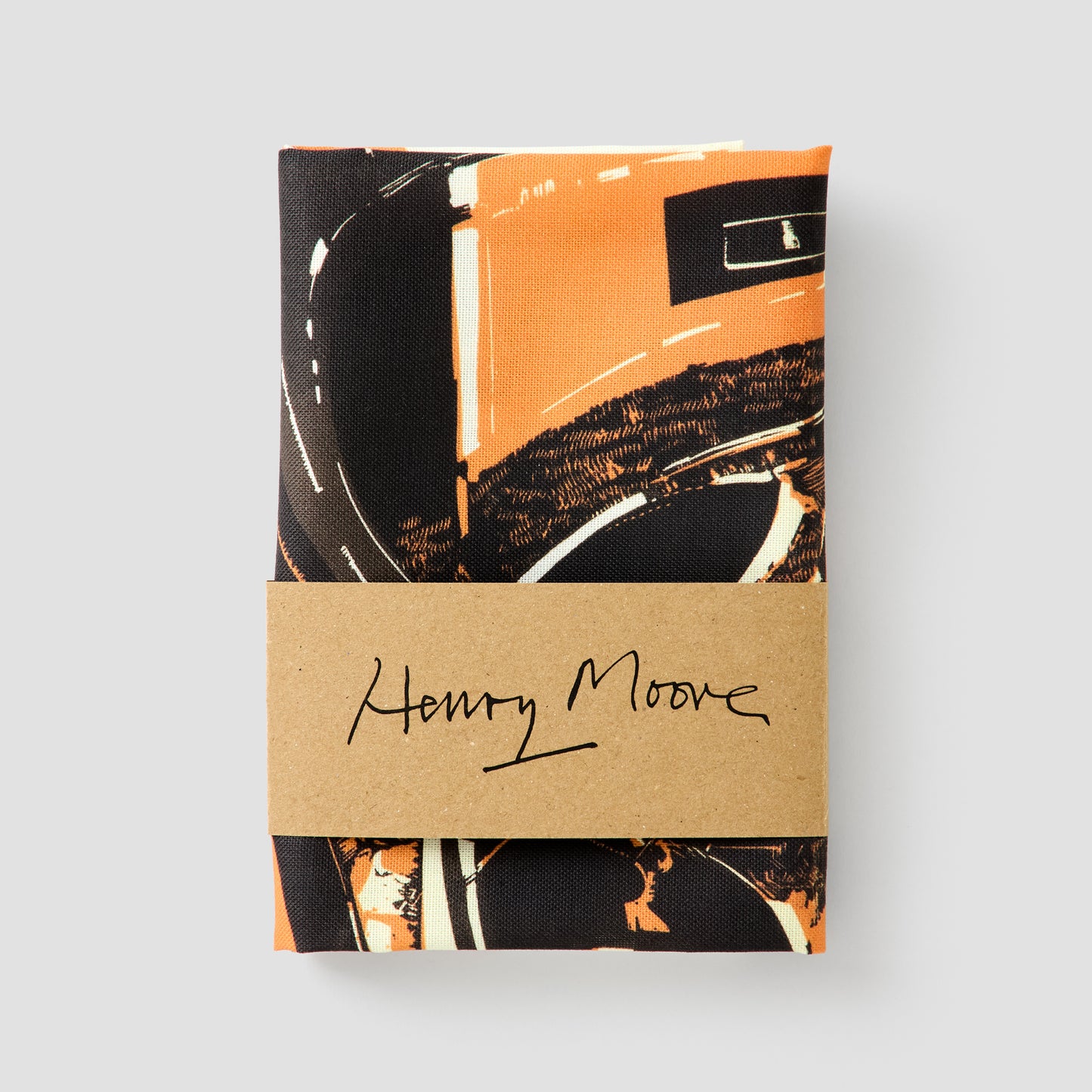 Tea Towel •	Reproduction of an original poster design for Lebendiges Metall, Städtische Kunstgalerie Bochum, 1960