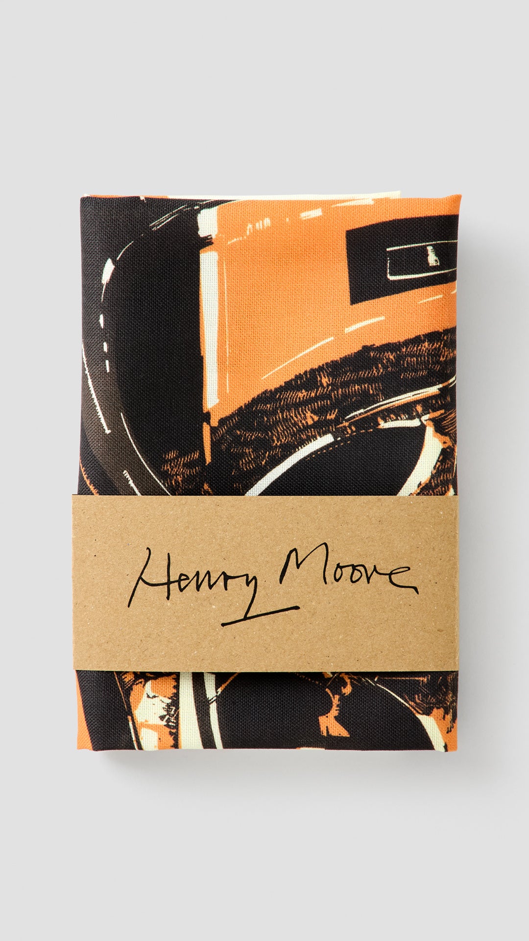 Tea Towel •	Reproduction of an original poster design for Lebendiges Metall, Städtische Kunstgalerie Bochum, 1960