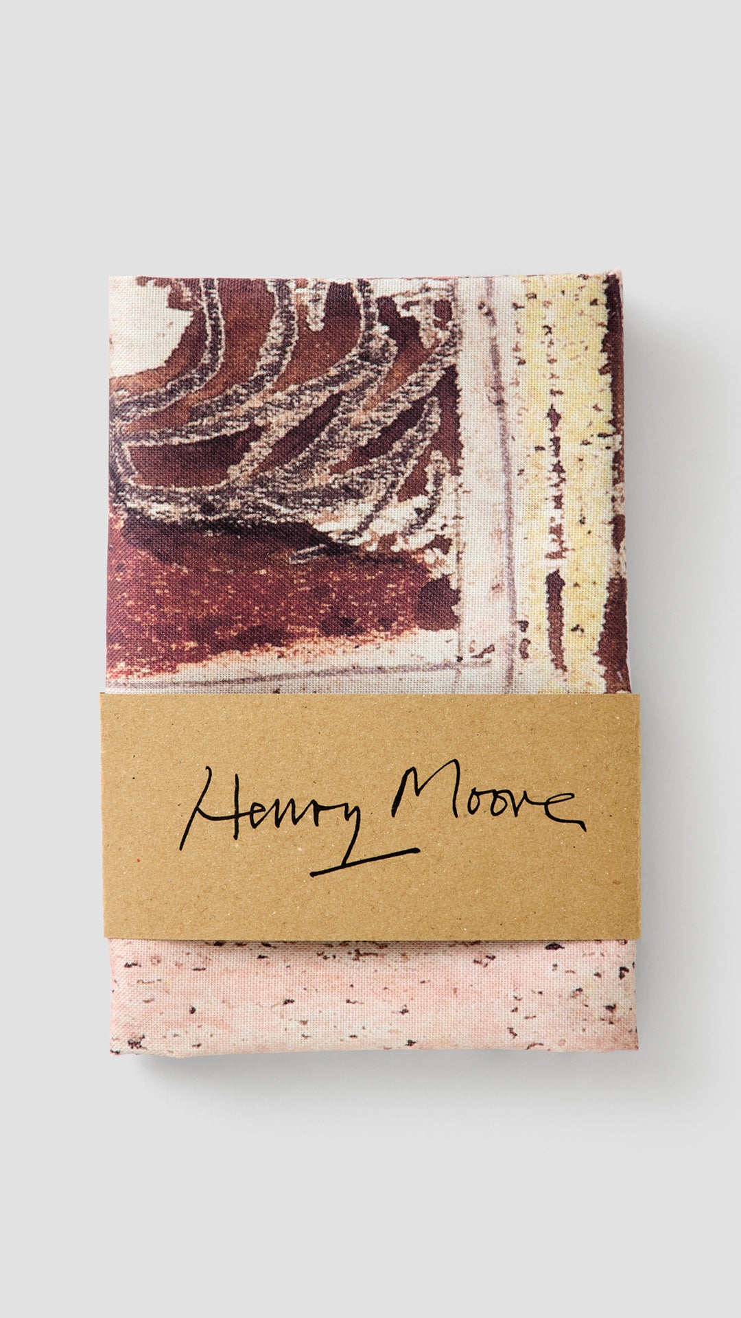 Tea Towel •	Henry Moore, Detail of Textile Design: Framed Heads, 1943,  pencil, wax crayon, coloured crayon, watercolour