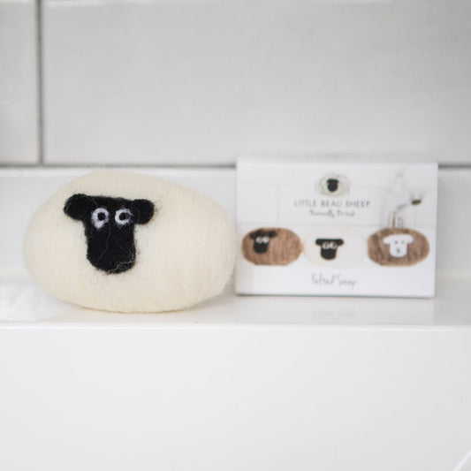 Felted Soap Little Beau Sheep
