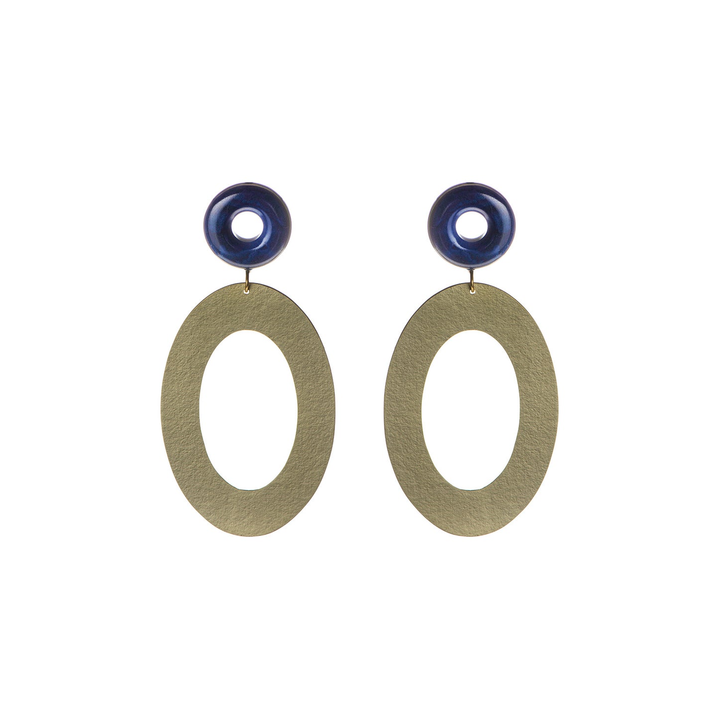 Vilma Oval Earrings