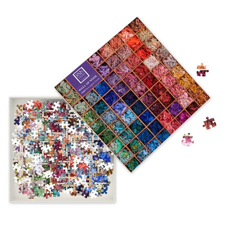 Royal School of Needlework: Wall of Wool 1000-Piece Jigsaw Puzzle