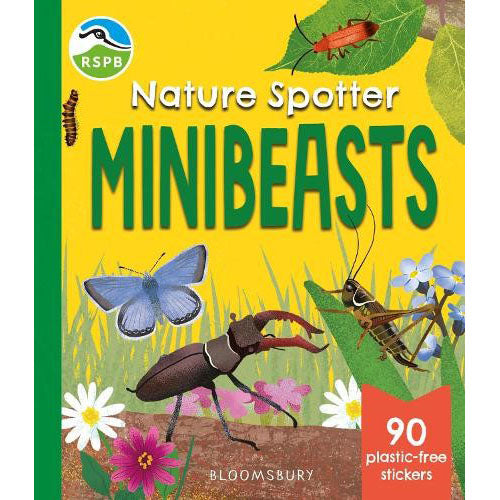 RSPB Nature Spotter: Minibeasts: A children's sticker guidebook to over 60 bugs, beetles and more!