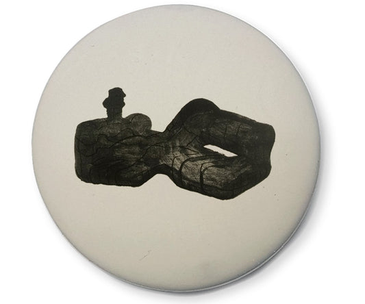 Pebble Eraser Reclining Figure