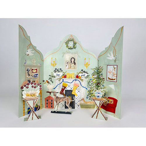 Festive Dutch Gable Advent Calendar by Emily Sutton